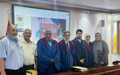 إشادة أكاديمية بتميز رسالة ماجستير في الكيمياء بكلية العلوم – جامعة بنغازي