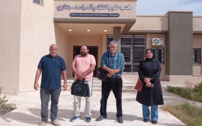 مكتب علوم الفلك والمراصد وقسم الفيزياء بجامعة بنغازي ينظمان محاضرات علمية لطلبة الدراسات العليا