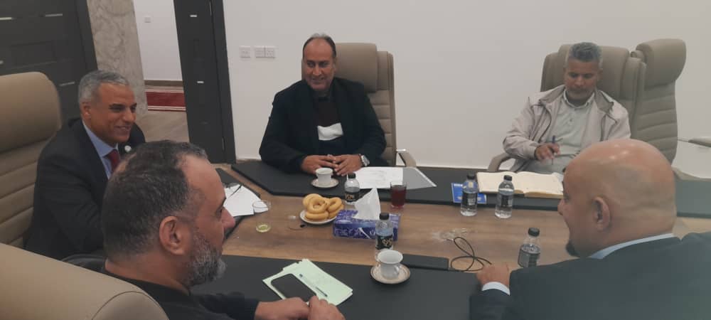 اجتماع تعاون بين قسم الفيزياء بجامعة بنغازي والمركز الليبي للاستشعار عن بعد وعلوم الفضاء