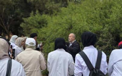 طلبة علم النبات بجامعة بنغازي في رحلة ميدانية لرصد تأثيرات التغيرات المناخية على البيئ