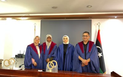 باحثة بكلية العلوم تنال درجة الماجستير عن دراسة حول تلوث مياه الشرب في مستشفيات مدينة بنغازي