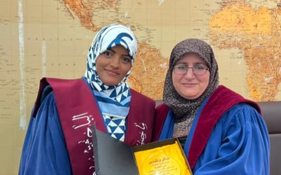 مناقشة رسالة ماجستير حول تنوع الطحالب الدقيقة والحالة التغذوية في مجاري المياه شمال بنغازي